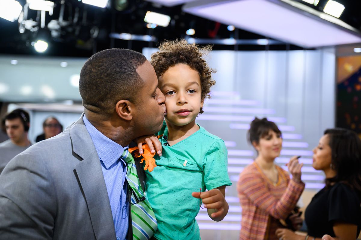 today    pictured craig melvin and son del on monday, may 20, 2019    photo by nathan congletonnbcu photo banknbcuniversal via getty images via getty images
