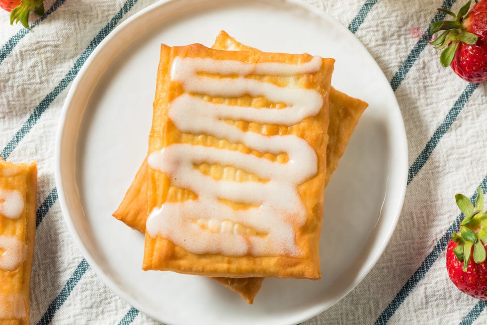 Sweet Breakfast Strawberry Toaster Pastry