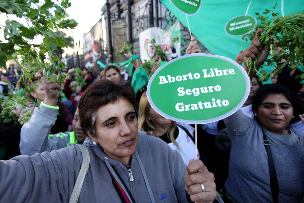Pro-abortion demonstration in Argentina