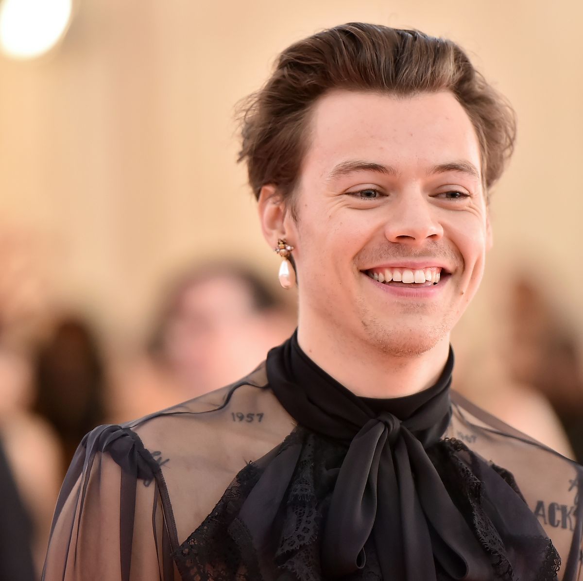 Harry Styles Wears Gucci Outfit to Met Gala 2019