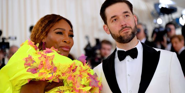 serena williams and alexis ohanian met gala