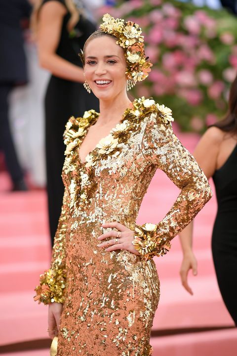 new york, new york   may 06 emily blunt attends the 2019 met gala celebrating camp notes on fashion at metropolitan museum of art on may 06, 2019 in new york city photo by neilson barnardgetty images
