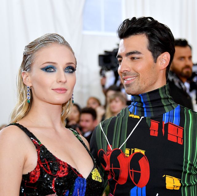 new york, new york   may 06 sophie turner and joe jonas attend the 2019 met gala celebrating camp notes on fashion at metropolitan museum of art on may 06, 2019 in new york city photo by dia dipasupilfilmmagic