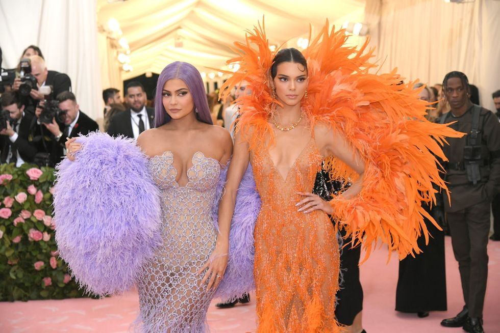 new york, new york   may 06 kylie jenner and kendall jenner attend the 2019 met gala celebrating camp notes on fashion at metropolitan museum of art on may 06, 2019 in new york city photo by neilson barnardgetty images