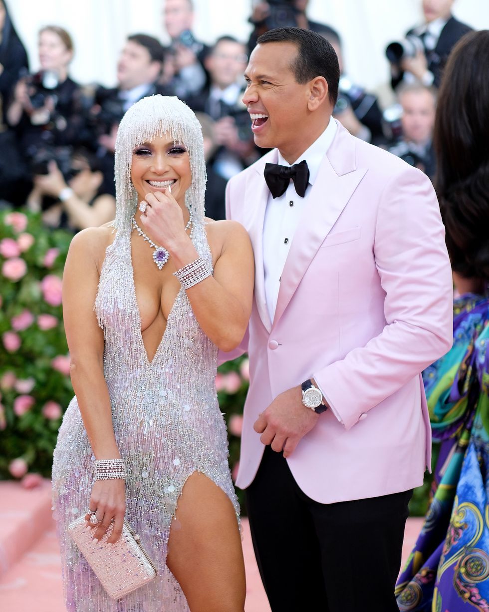 new york, new york   may 06 jennifer lopez and alex rodriguez  attend the 2019 met gala celebrating camp notes on fashion at metropolitan museum of art on may 06, 2019 in new york city photo by dimitrios kambourisgetty images for the met museumvogue