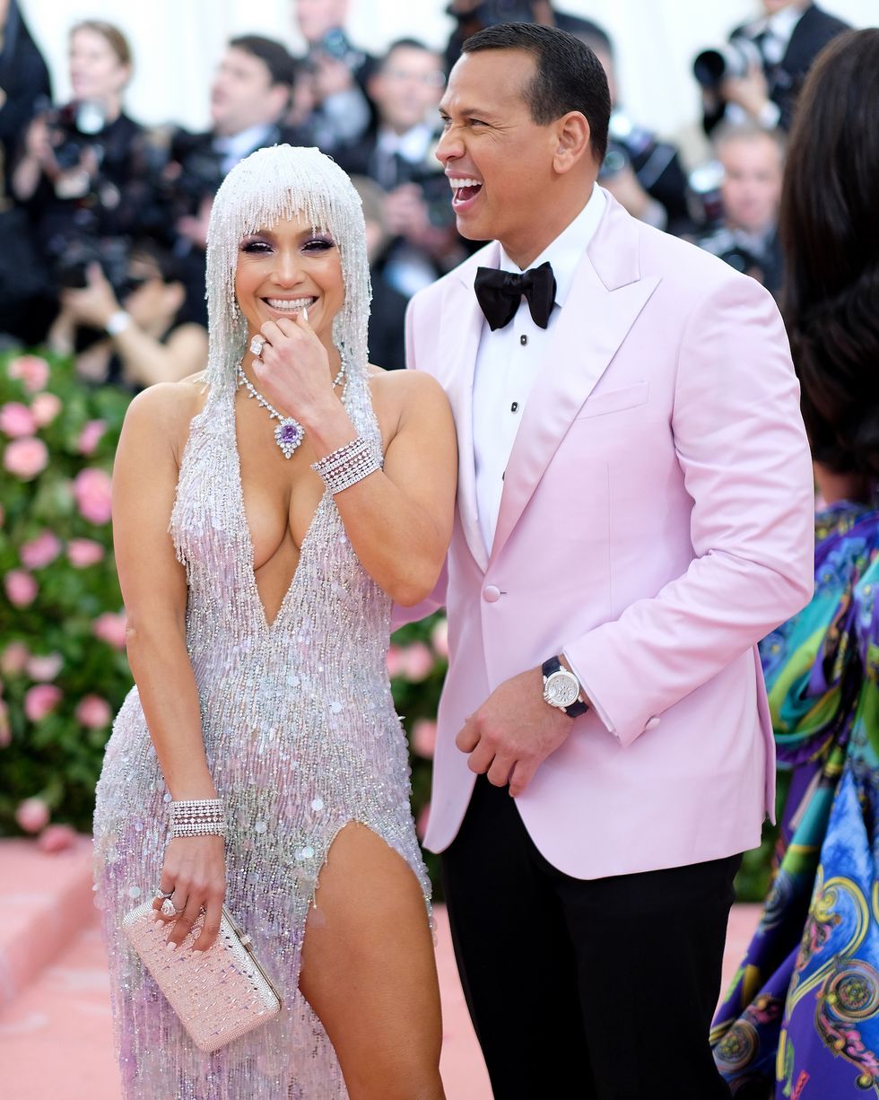 new york, new york   may 06 jennifer lopez and alex rodriguez  attend the 2019 met gala celebrating camp notes on fashion at metropolitan museum of art on may 06, 2019 in new york city photo by dimitrios kambourisgetty images for the met museumvogue