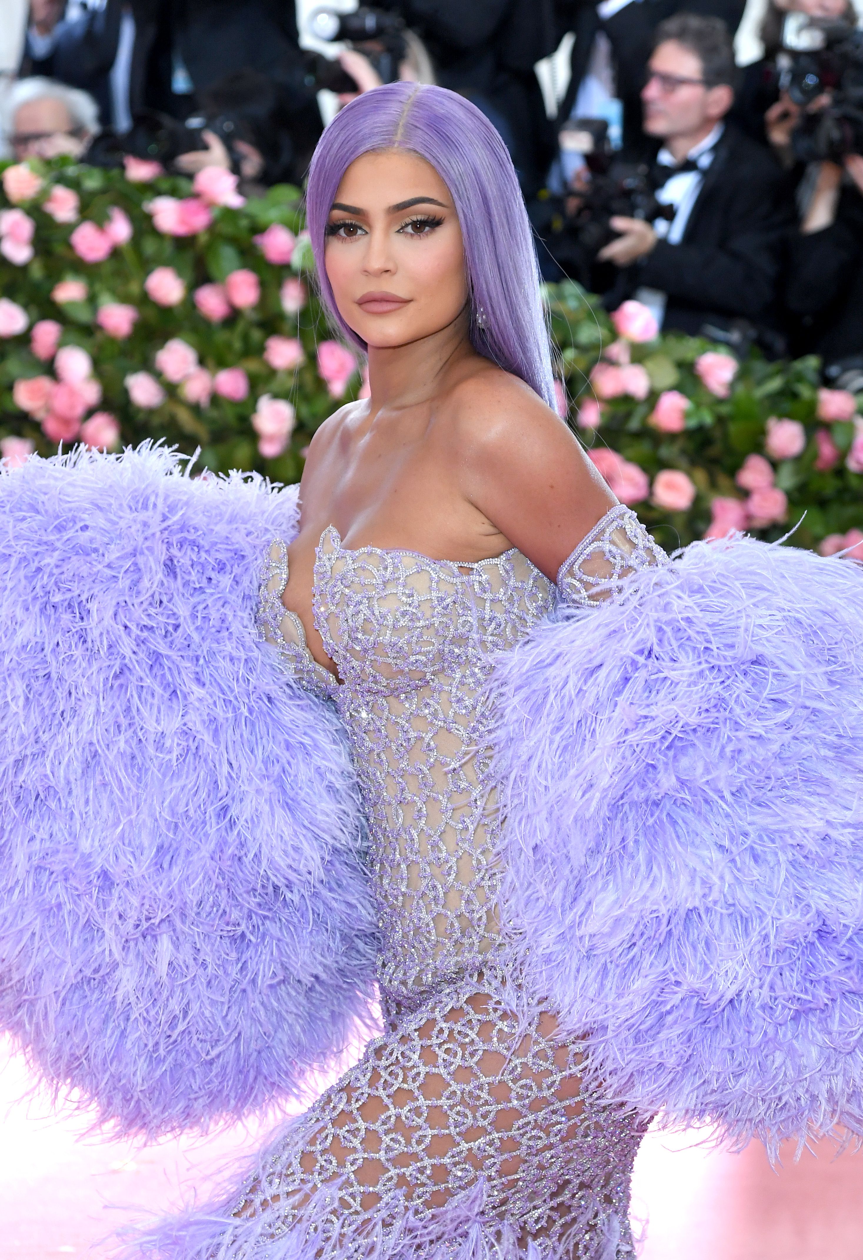 Kylie purple dress best sale