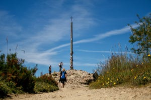 camino de santiago entre astorga y foncebadón