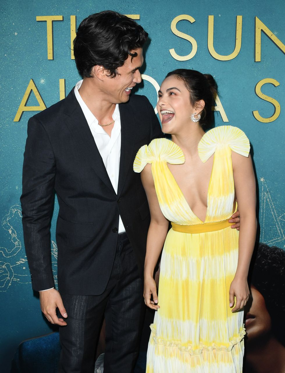los angeles, california may 13 charles melton and camila mendes attend the world premiere of warner bros the sun is also a star at pacific theaters at the grove on may 13, 2019 in los angeles, california photo by jon kopaloffgetty images,