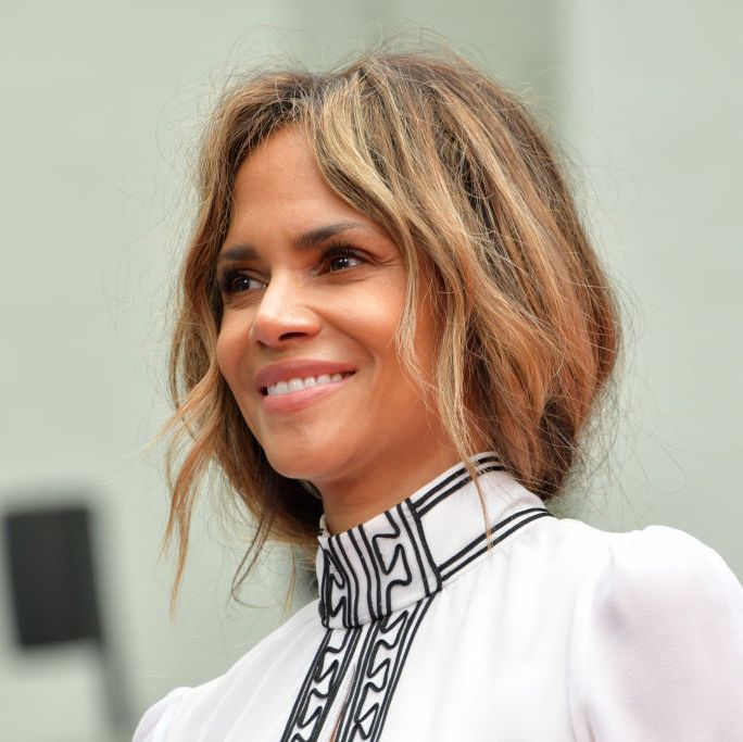 hollywood, california   may 14 halle berry attends a handprint ceremony honoring keanu reeves at the tcl chinese theatre imax forecourt on may 14, 2019 in hollywood, california photo by rodin eckenrothfilmmagic