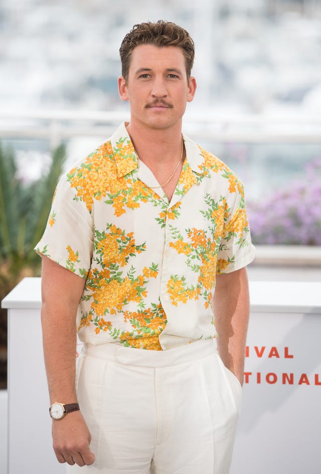 Miles Teller Perfected The Miami Mafioso Look At Cannes