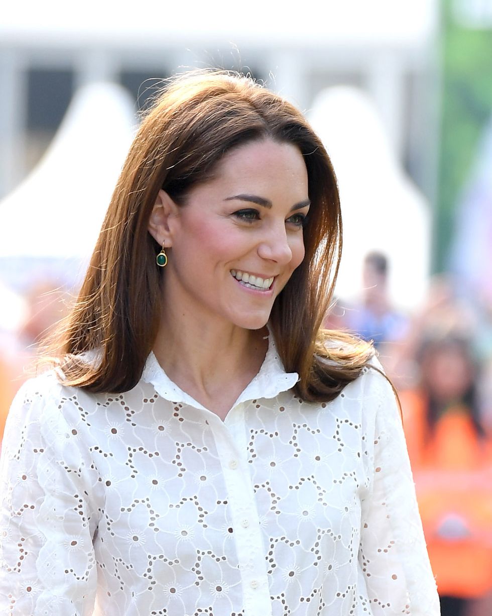 london, england may 20 catherine, duchess of cambridge attends her back to nature garden at the rhs chelsea flower show 2019 press day at chelsea flower show on may 20, 2019 in london, england photo by karwai tangwireimage