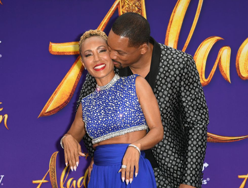 los angeles, california may 21 jada pinkett smith and will smith attends the premiere of disneys aladdin at el capitan theatre on may 21, 2019 in los angeles, california photo by kevin wintergetty images