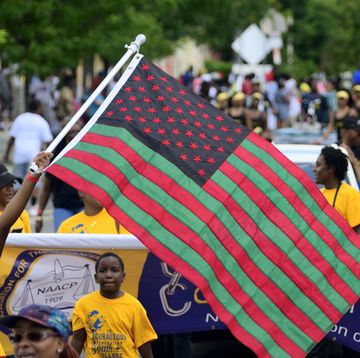 elected officials, community leaders, youth and drum and marching bands take part in the second annual juneteenth parade, in philadelphia, pa on june 22, 2019 in the week that juneteenth was declared an official state holiday by pennsylvania governor tom wolf juneteenth national freedom day commemorates the announcement of abolition of slavery on june 19, 1865 photo by bastiaan slabbersnurphoto