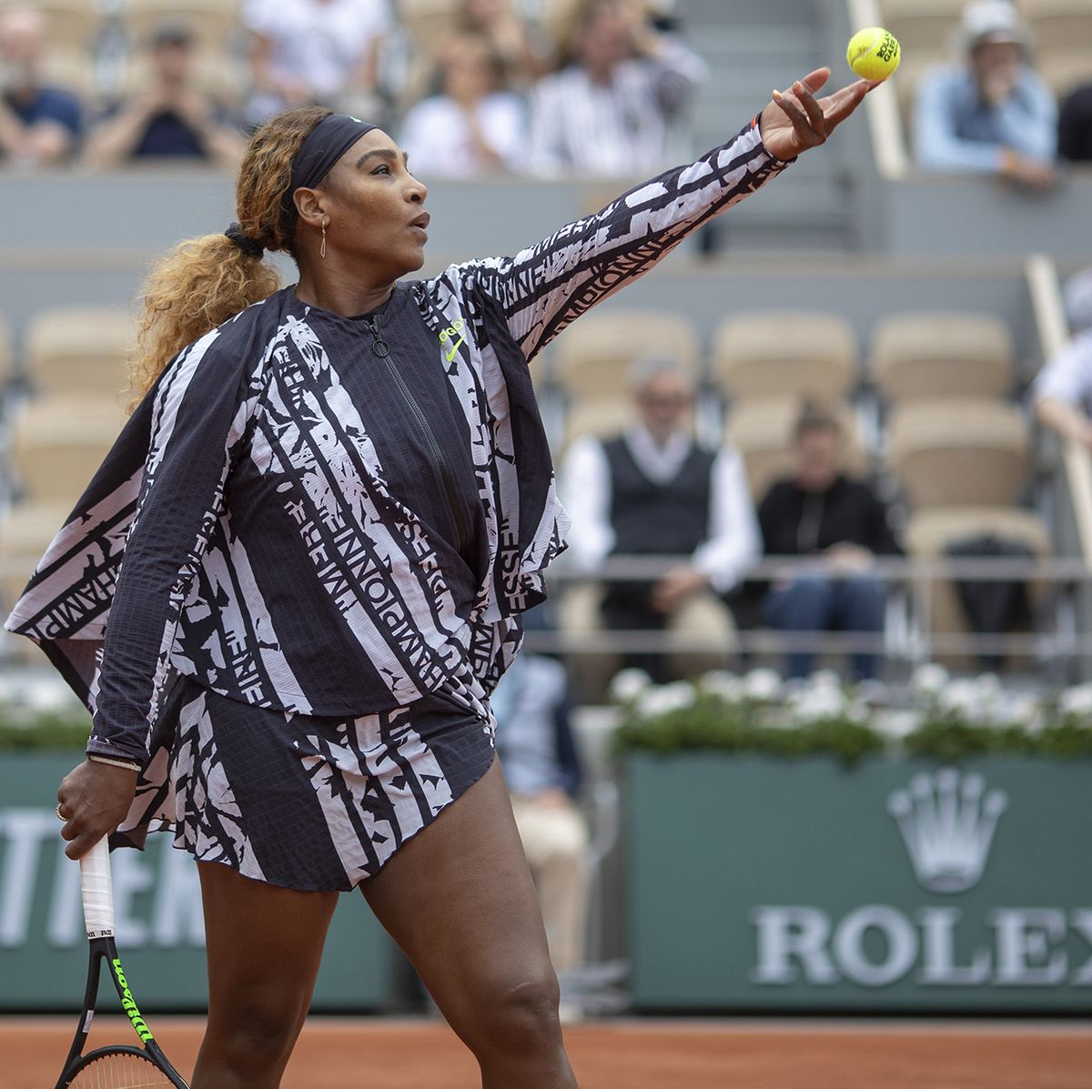 guerra Saltar Residencia Serena Williams Wears Empowering French Open Outfit One Year After Her  Catsuit Ban
