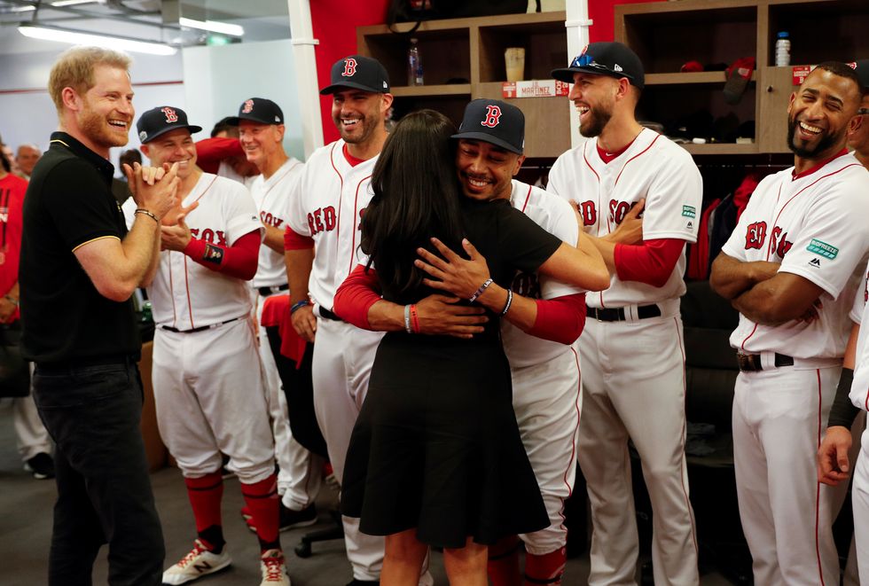 Prins Harry, Meghan Markle, red sox