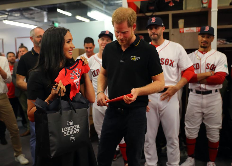 Meghan Markle surprised everyone by turning up at a baseball game last night