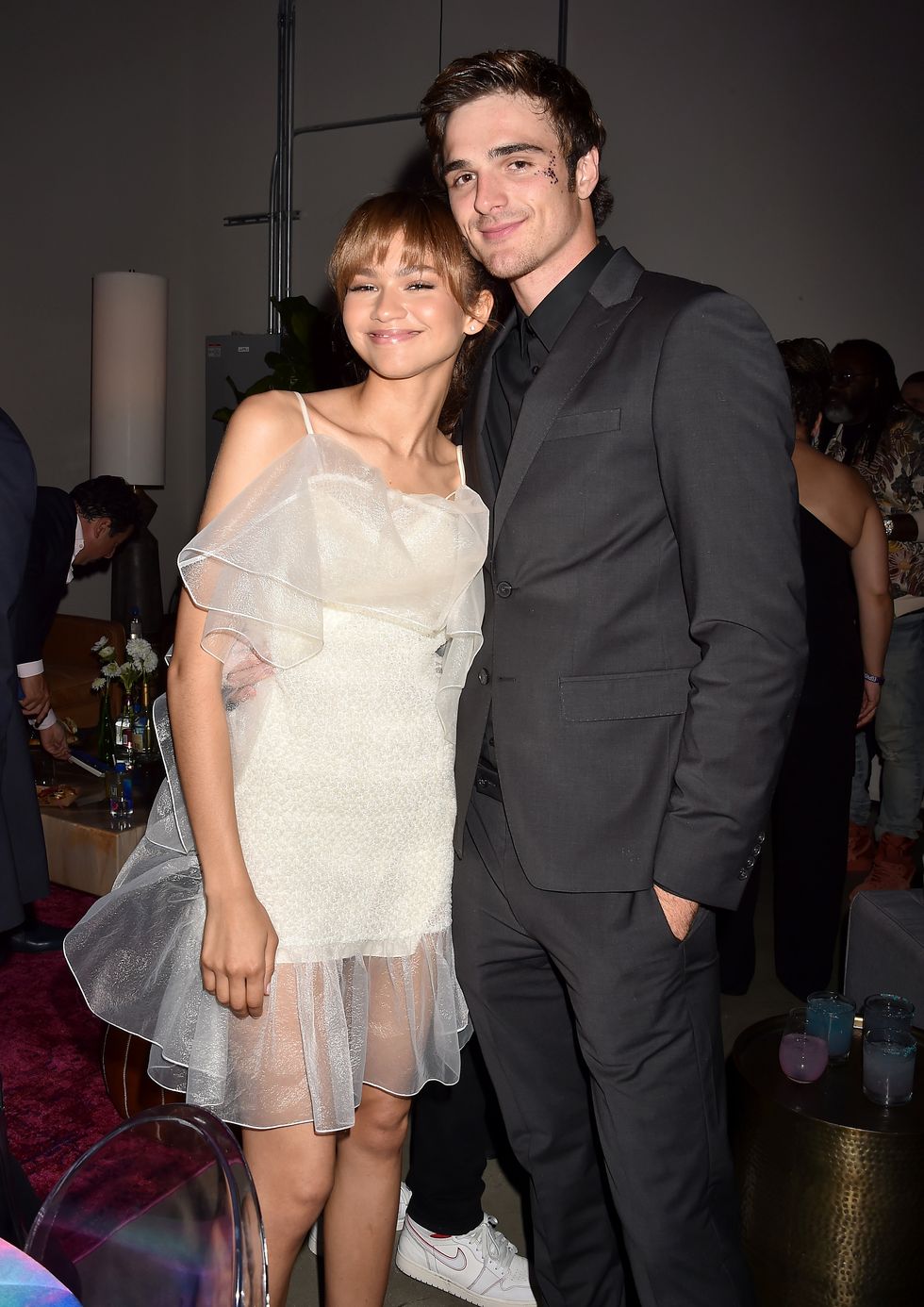 los angeles, california   june 04 zendaya and jacob elordi attend hbos euphoria premiere at the arclight pacific theatres cinerama dome on june 04, 2019 in los angeles, california photo by filmmagicfilmmagic