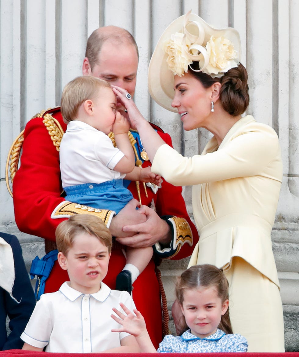 Prince Louis sucking his thumb