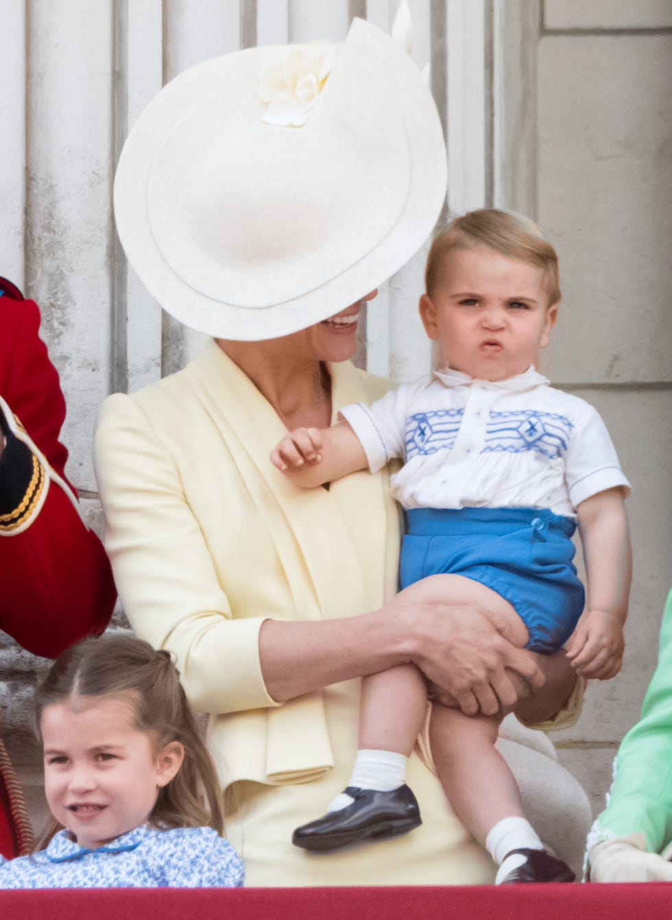Prince Louis has the exact same 'grumpy face' as Prince George
