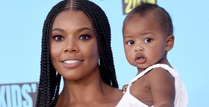 santa monica, ca   july 11 gabrielle union and kaavia james union wade attend nickelodeon kids choice sports 2019 at barker hangar on july 11, 2019 in santa monica, california  photo by gregg deguirewireimage