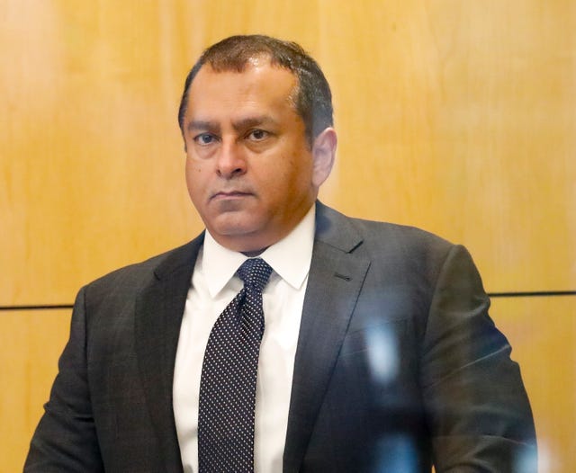 san jose, ca july 17 former theranos coo ramesh balwani appears in federal court for a status hearing on july 17, 2019 in san jose, california former founder of theranos elizabeth homes and balwani are facing charges of conspiracy and wire fraud for allegedly engaging in a multimillion dollar scheme to defraud investors with the theranos blood testing lab services photo by kimberly whitegetty images