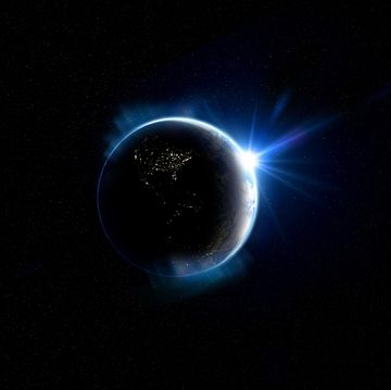 3d illustration of southern earth from space
