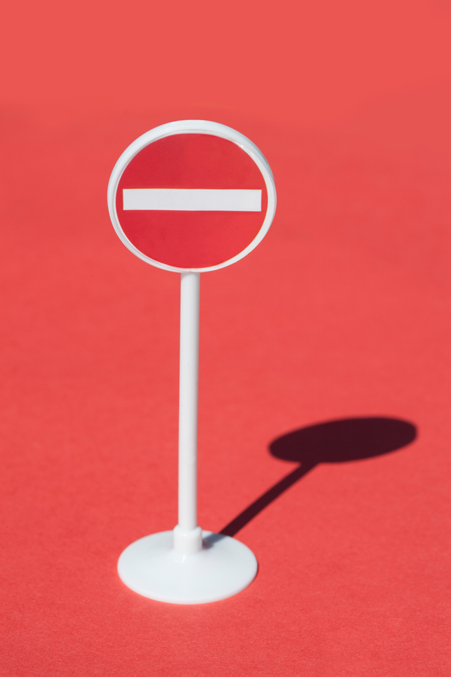 No Entry road sign