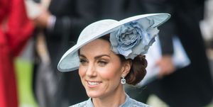 ascot, england   june 18 catherine, duchess of cambridge attends day one of royal ascot at ascot racecourse on june 18, 2019 in ascot, england photo by samir husseinwireimage
