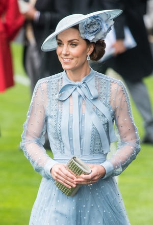 ascot, england   june 18 catherine, duchess of cambridge attends day one of royal ascot at ascot racecourse on june 18, 2019 in ascot, england photo by samir husseinwireimage