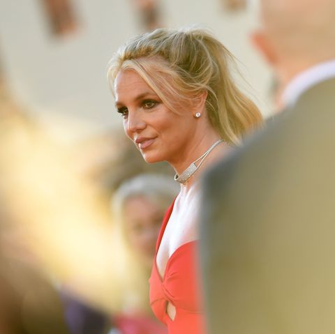 us singer britney spears arrives for the premiere of sony pictures once upon a time in hollywood at the tcl chinese theatre in hollywood, california on july 22, 2019 photo by valerie macon  afp        photo credit should read valerie maconafp via getty images