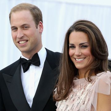 london, england   june 09  catherine, duchess of cambridge and prince william, duke of cambridge arrive at the ark 10th anniversary gala dinner at perks field on june 9, 2011 in london, england  photo by chris jacksongetty images