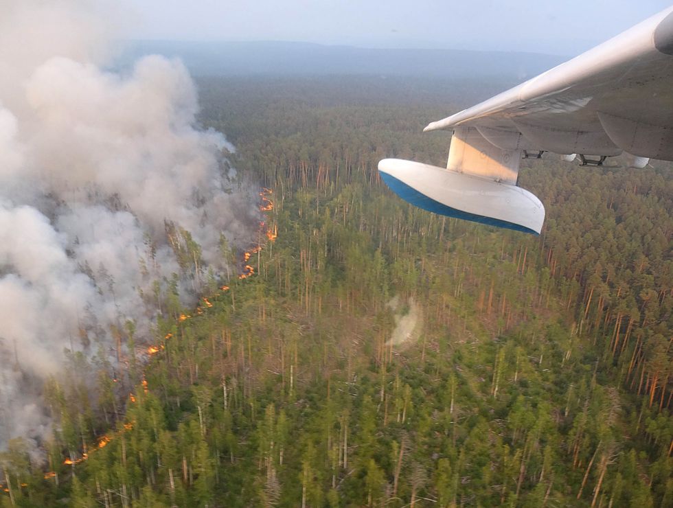 Wildfires in Krasnoyarsk Territory, Russia