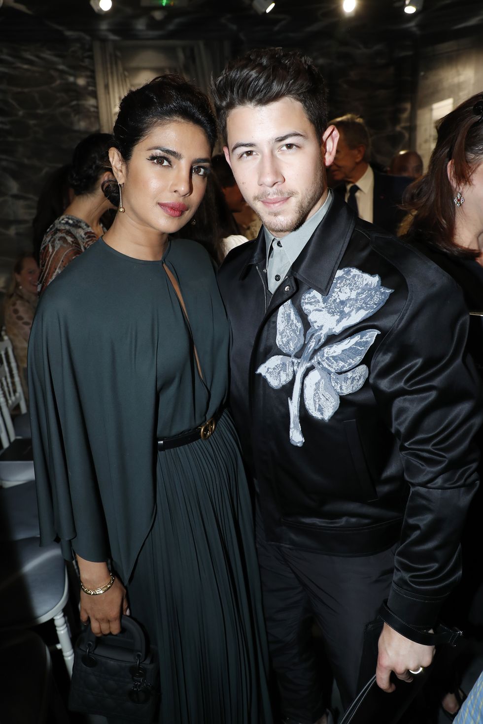 paris, france july 01 priyanka chopra and nick jonas attend the christian dior haute couture fallwinter 2019 2020 show as part of paris fashion week on july 01, 2019 in paris, france photo by rindoffcharriaugetty images