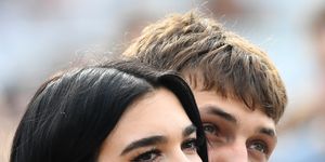 london, england   july 06 dua lipa and anwar hadid attend barclaycard presents british summer time hyde park at hyde park on july 06, 2019 in london, england photo by dave j hogangetty images