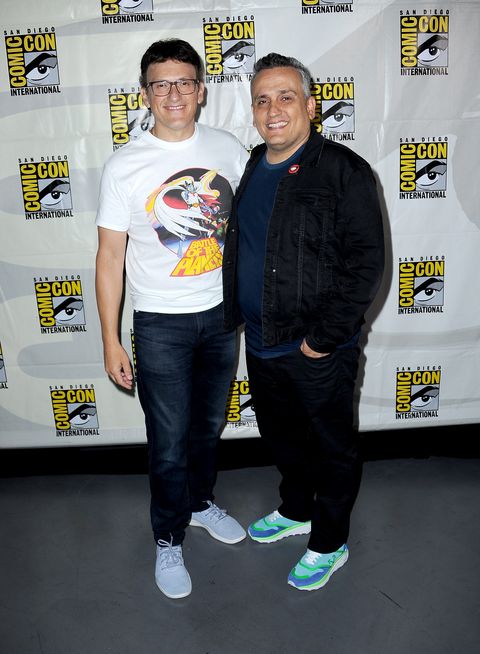 san diego, california   july 19 anthony russo and joe russo attend a conversation with the russo brothers during 2019 comic con international at san diego convention center on july 19, 2019 in san diego, california photo by albert l ortegagetty images