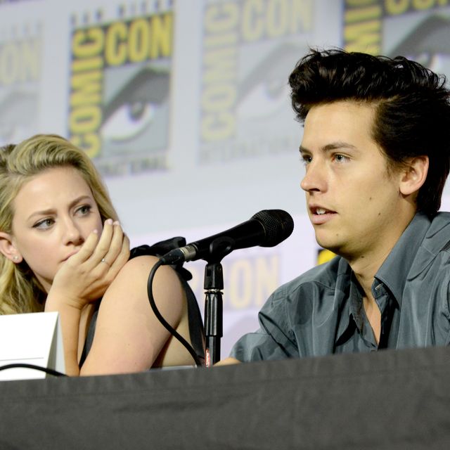 Lili Reinhart and Cole Sprouse at San Diego Comic-Con 2019