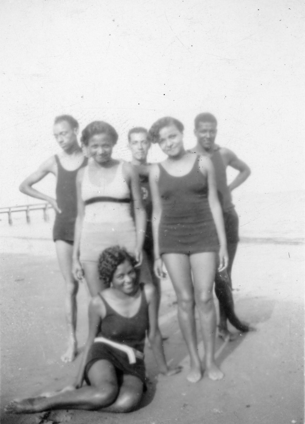 portrait of a group of unidentified people friends andor family members of future newspaper publisher john h sengstacke as they pose on the beach at the edge of idlewild lake, idlewild, michigan, september 1938 idlewild, known as the black eden, was a resort community that catered to african americans, who were excluded from other resorts prior to the passage of the civil rights act of 1964 photo by the abbott sengstacke family papersrobert abbott sengstackegetty images