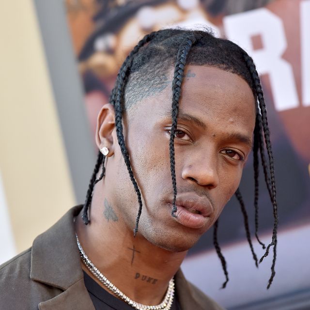 hollywood, california   july 22 travis scott attends sony pictures' "once upon a time  in hollywood" los angeles premiere on july 22, 2019 in hollywood, california photo by axellebauer griffinfilmmagic