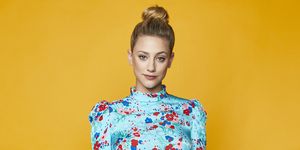 san diego, california   july 20 lili reinhart of riverdale poses for a portrait at the pizza hut lounge at 2019 comic con international san diego on july 20, 2019 in san diego, california photo by aaron richtercontour by getty images for pizza hut