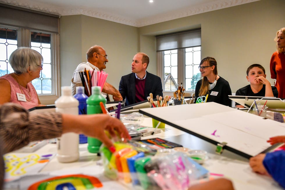 The Duke Of Cambridge Visits Harcombe House
