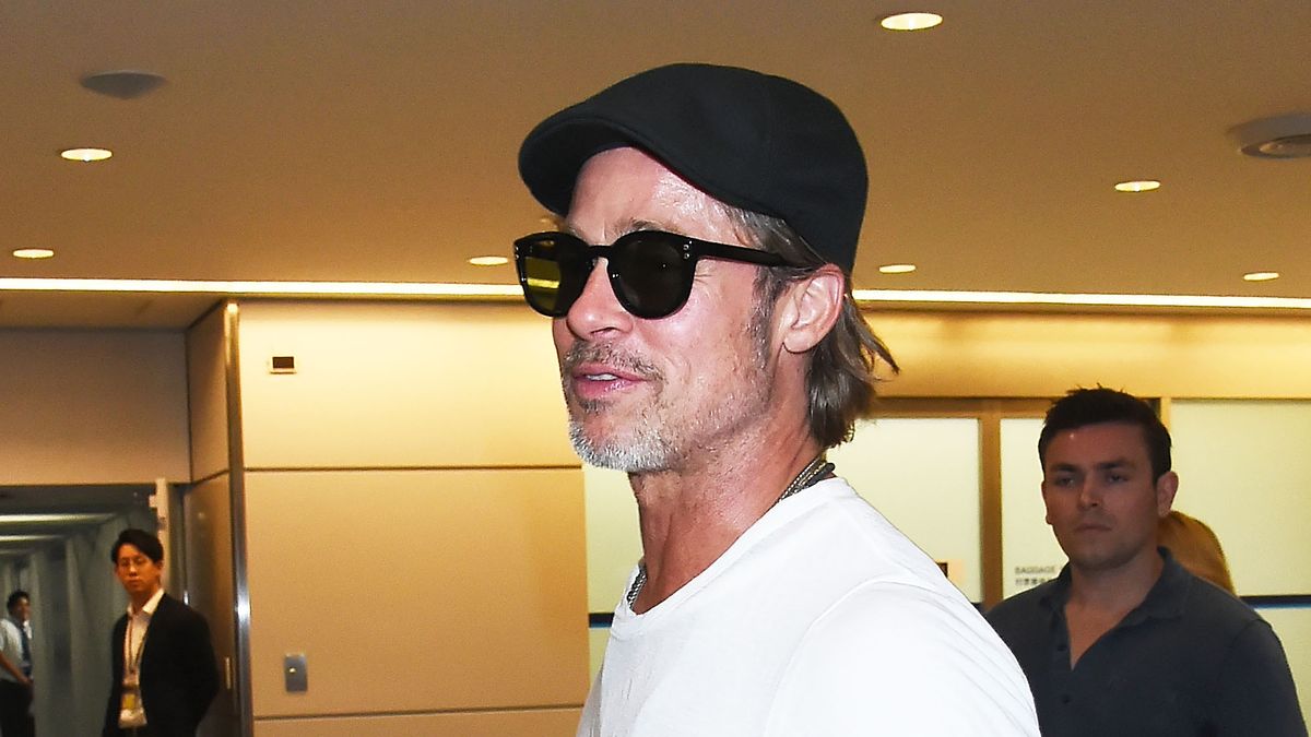 Brad Pitt Seen at Airport Wearing a Tom Ford Watch