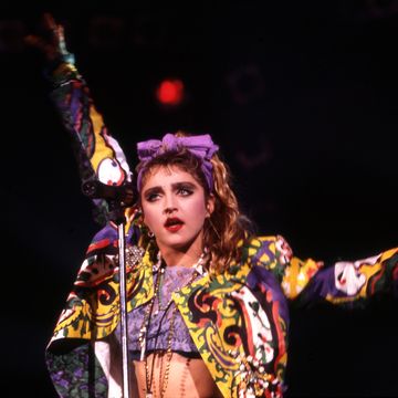 detroit may 25 american, singer, songwriter and actress, madonna, on stage during the virgin tour on may 25, 1985, at cobo arena in detroit, michigan photo by ross marinoicon and imagegetty images