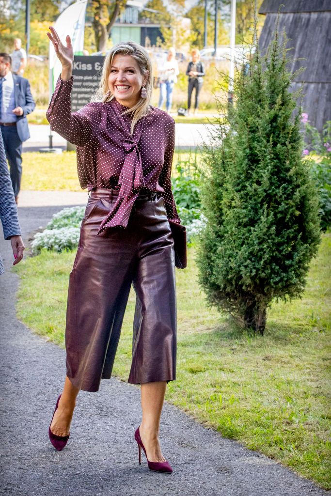 apeldoorn, netherlands   september 19 queen maxima of the netherlands attend the meeting of nlgroeit at centraal beheer on september 19, 2019 in apeldoorn, netherlands nlgroeit is a platform where entrepreneurs help each other to take their next growth step
 photo by patrick van katwijkgetty images