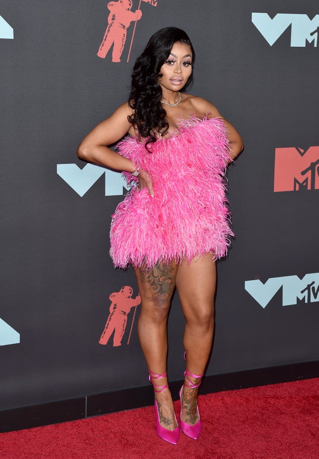 Blac Chyna Wore Kylie Jenners Pink Birthday Dress To Vmas 5349