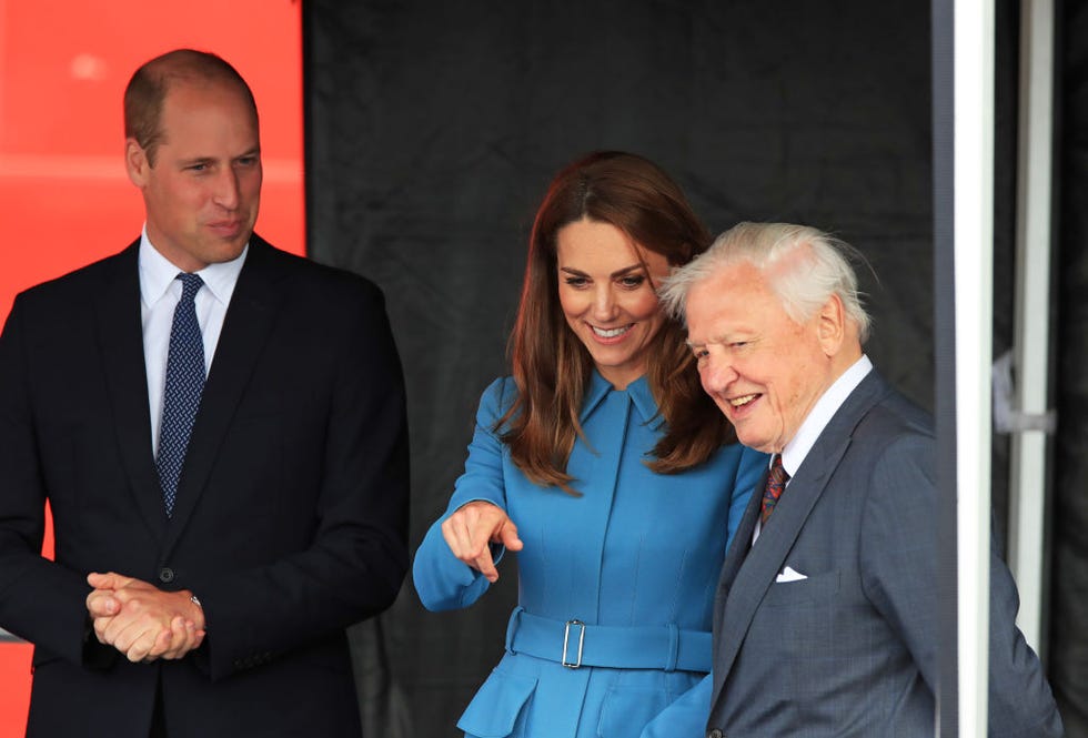 The Duke & Duchess Of Cambridge Attend The Naming Ceremony For The RSS Sir David Attenborough