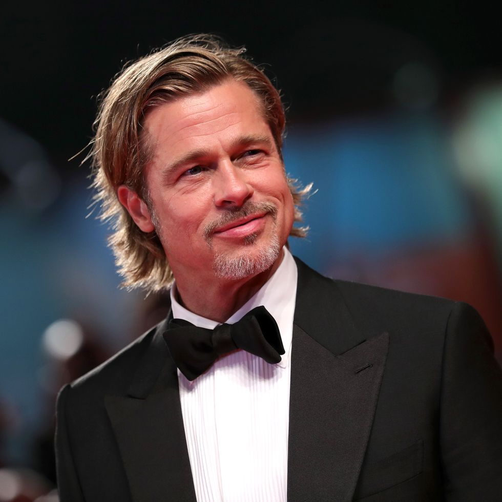 venice, italy   august 29 editors note retransmission with alternate crop brad pitt walks the red carpet ahead of the ad astra screening during the 76th venice film festival at sala grande on august 29, 2019 in venice, italy photo by vittorio zunino celottogetty images