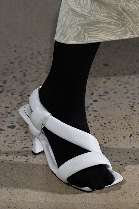 White, Footwear, Shoe, Ankle, Leg, Fashion, Joint, Black-and-white, Human leg, Street fashion, 