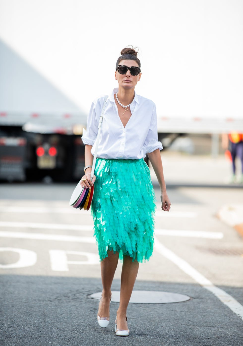 Street Style - New York Fashion Week September 2019 - Day 7