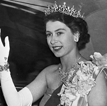 portrait taken 07 june 1951 of the princess elizabeth of great britain, the future queen, wearing a diamond crown photo by afp photo by afp via getty images